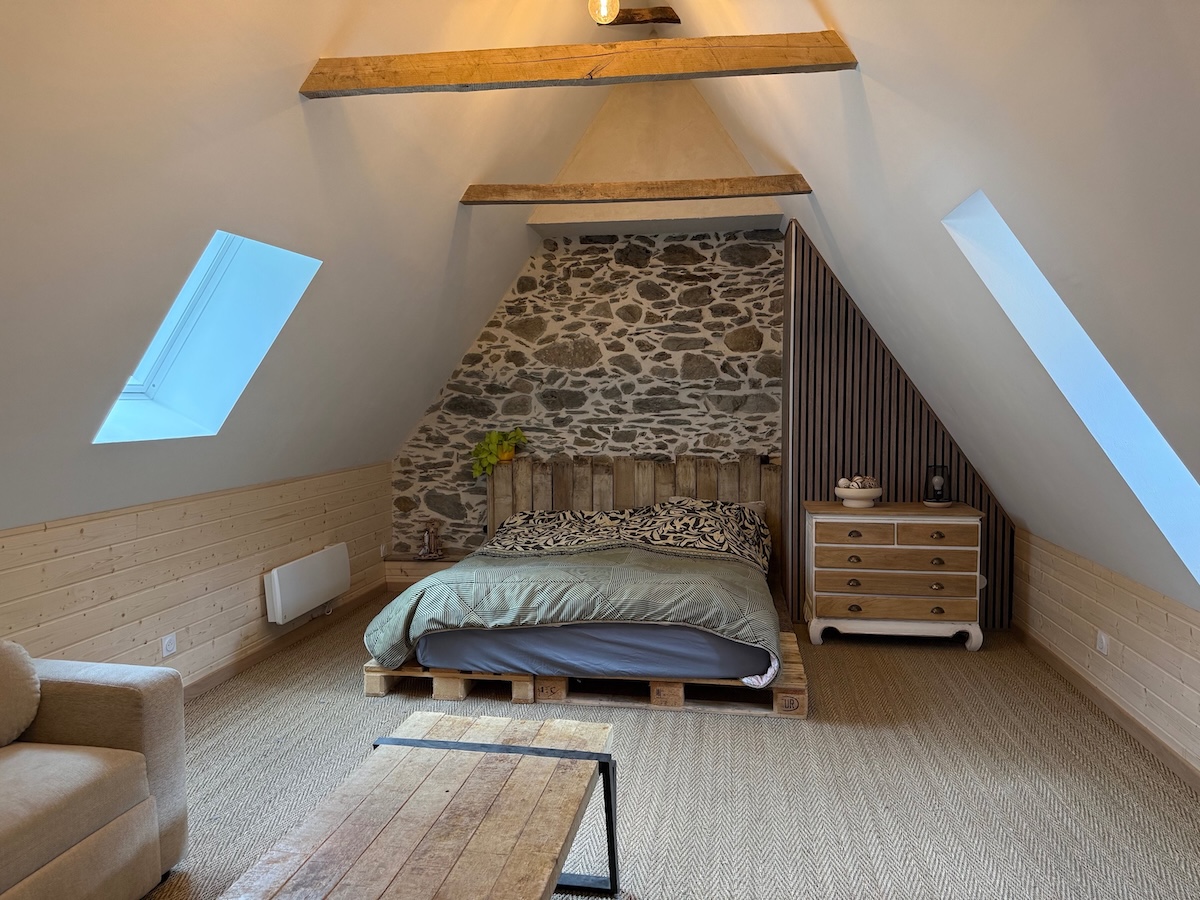 Détail de la chambre sous les combles
